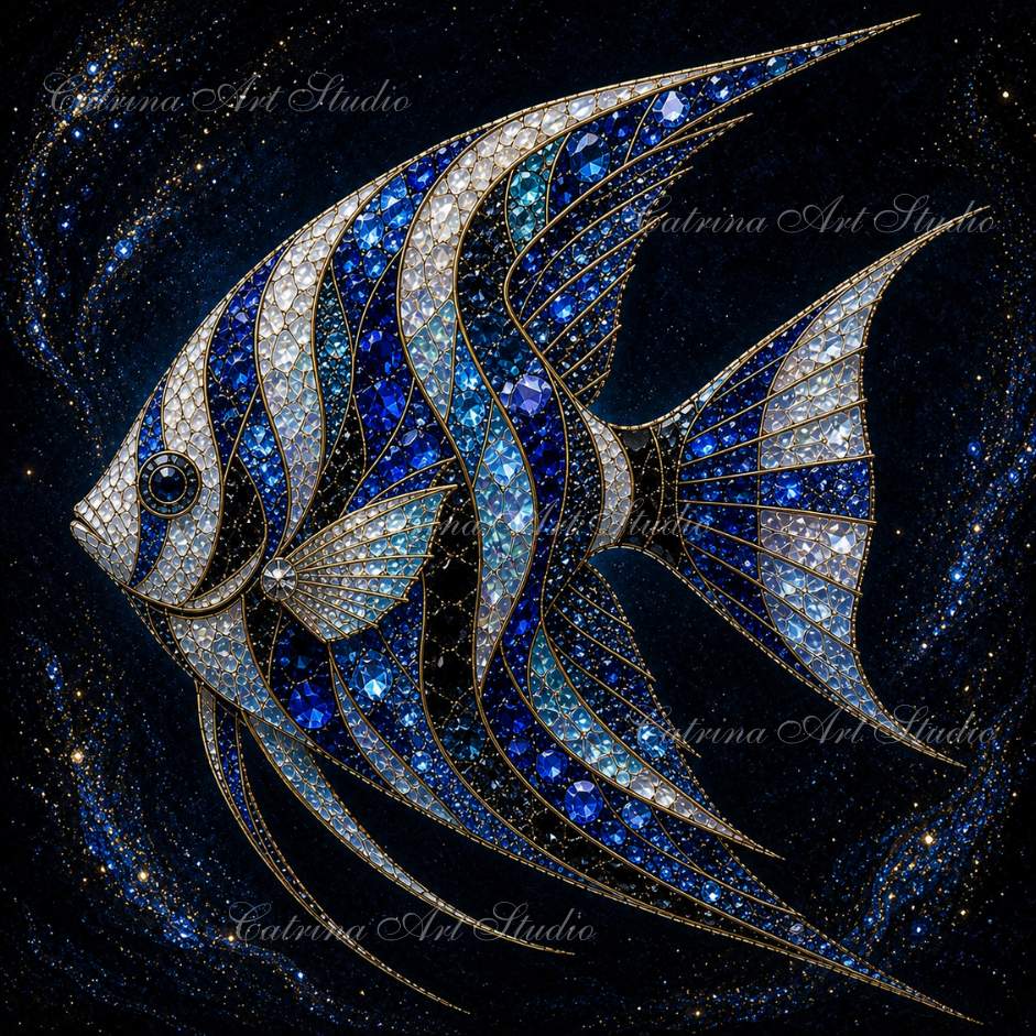 Sapphire Angelfish